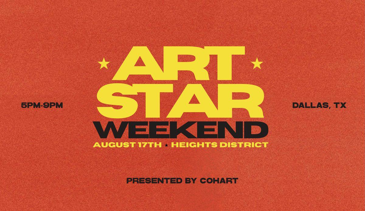 Art Star Weekend, August 17th, 2024 in Dallas Texas