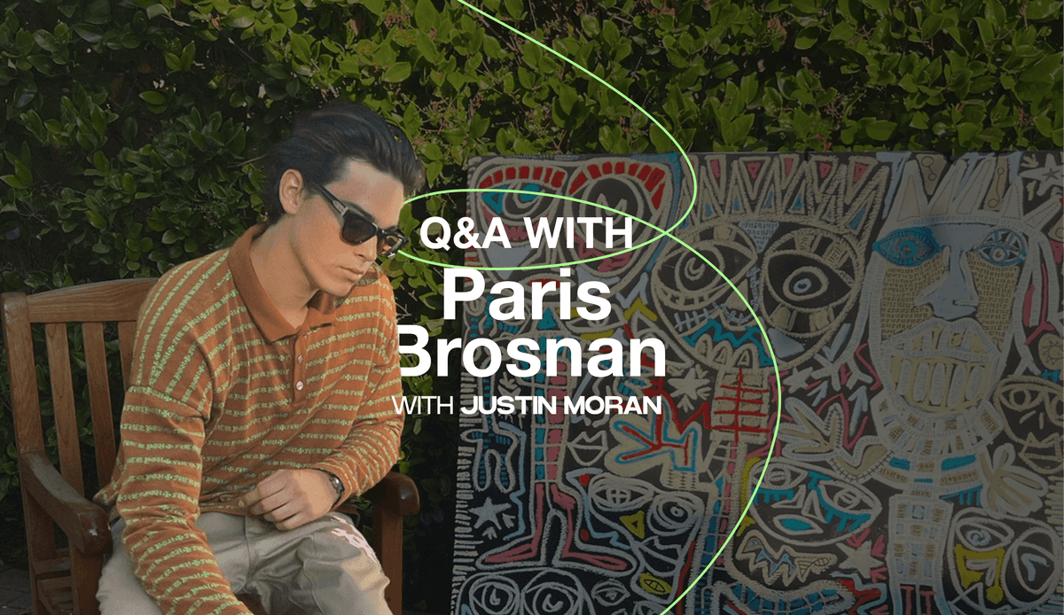 Paper Drop: Painting Changed Paris Brosnan's Life