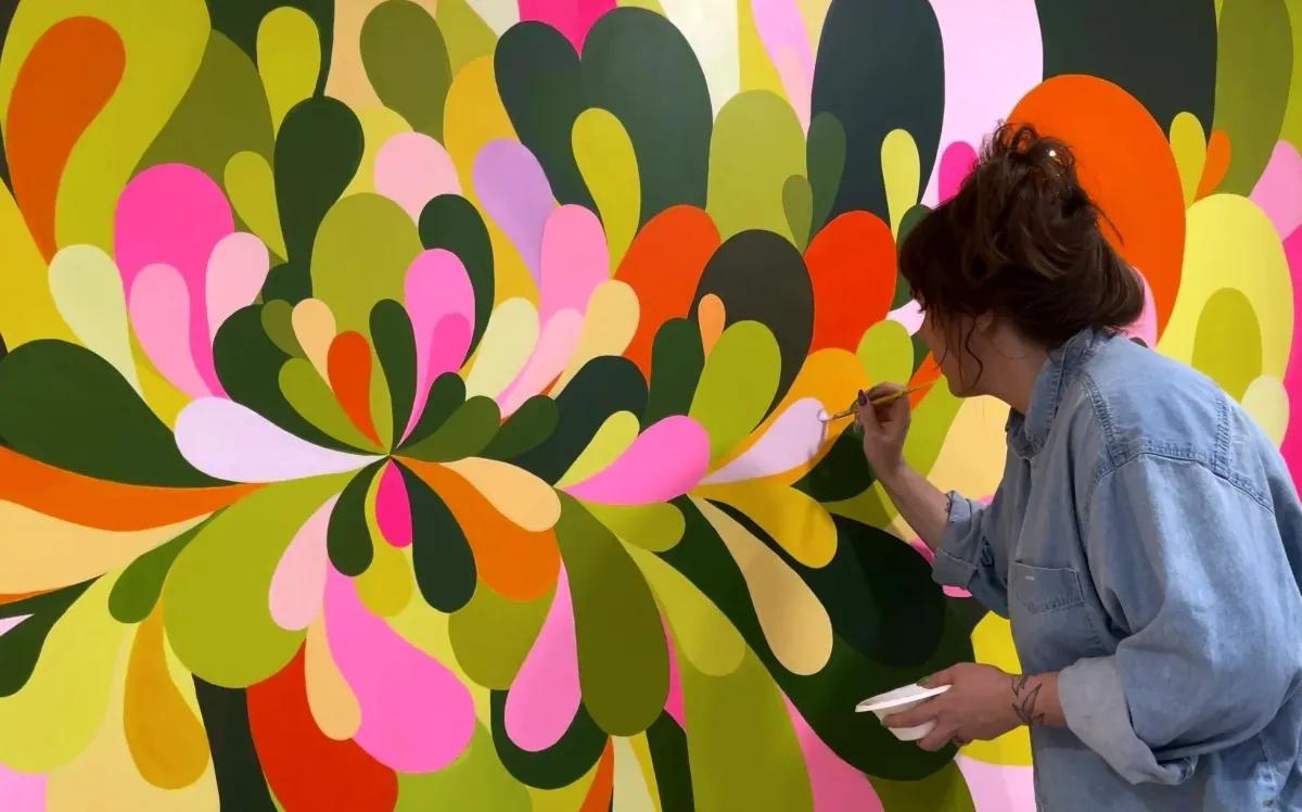 Angie Barker’s Flora Paintings Up Close: A Contemporary Echo of O’Keeffe