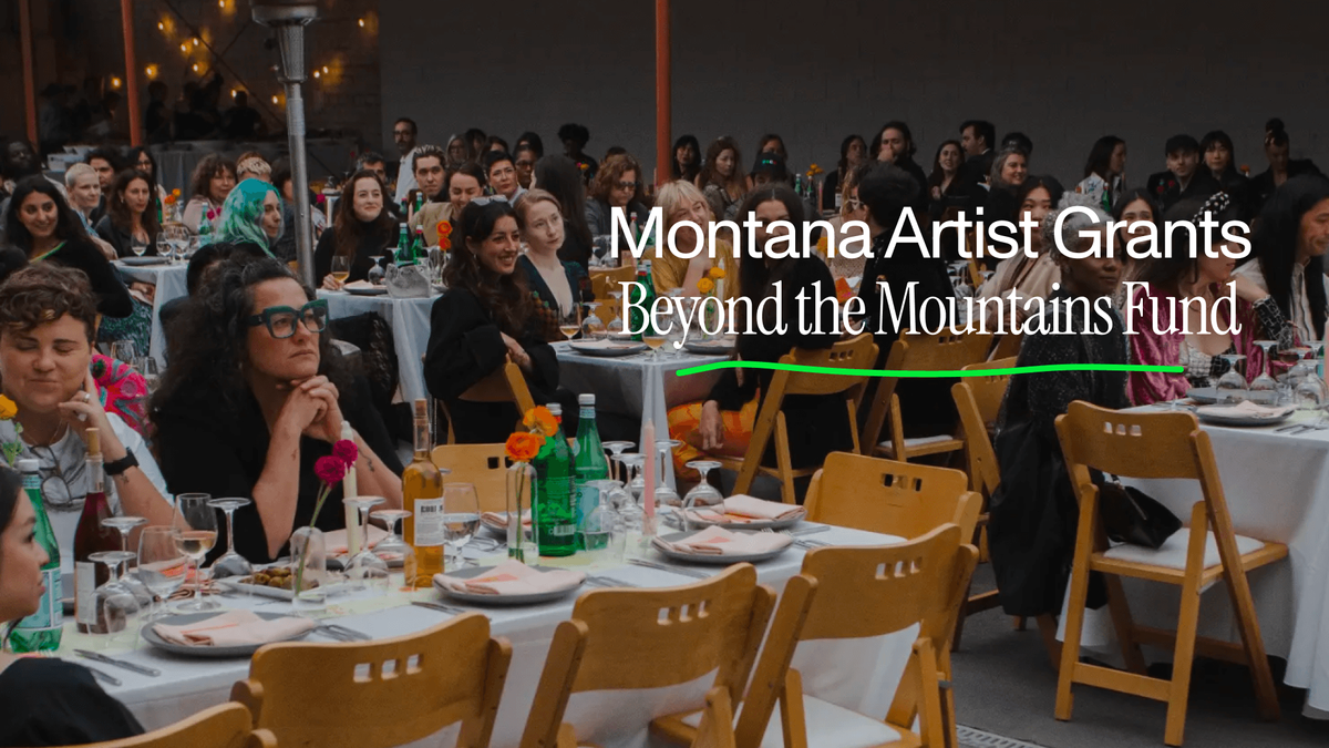 Beyond the Mountains Fund: $60,000 in Grants for Montana Artists