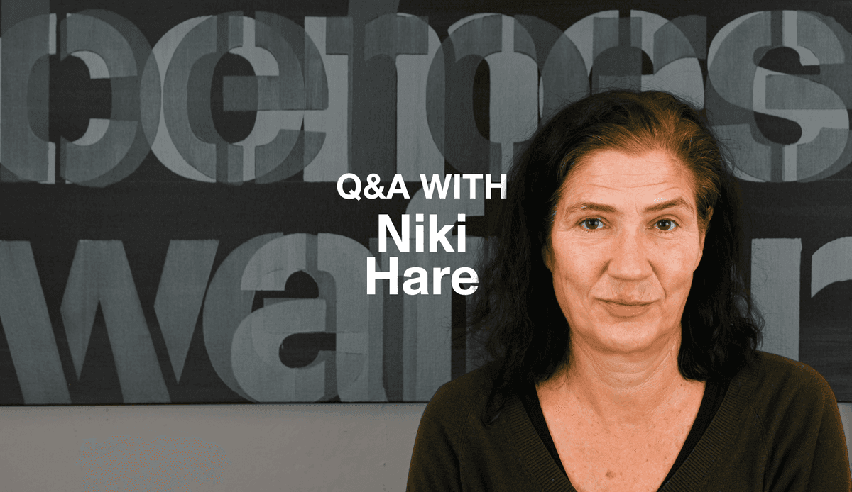 Spotlight: Niki Hare on Painting Words and the Power of Hidden Expression