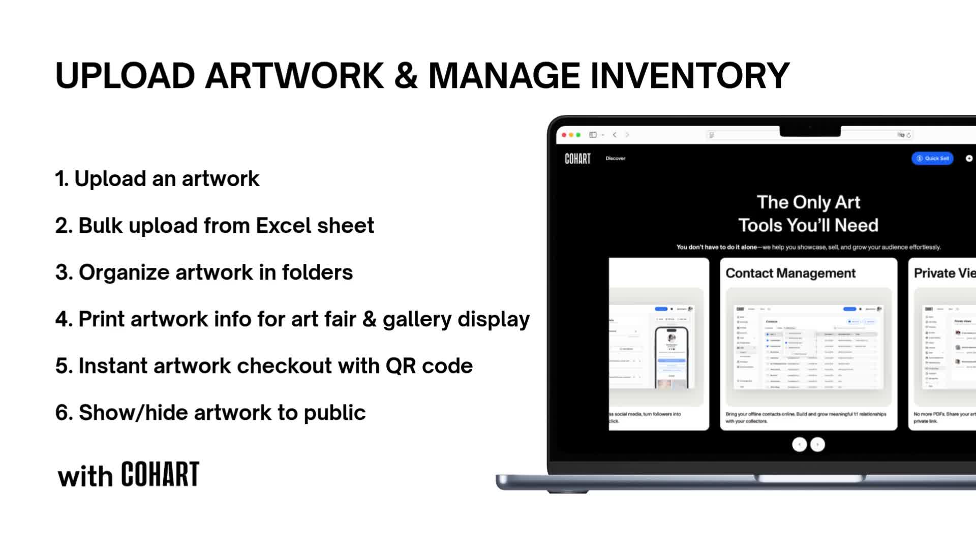 Prepare Your Gallery/Shop